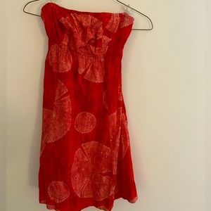 Free people y2k strapless dress. Size 4
